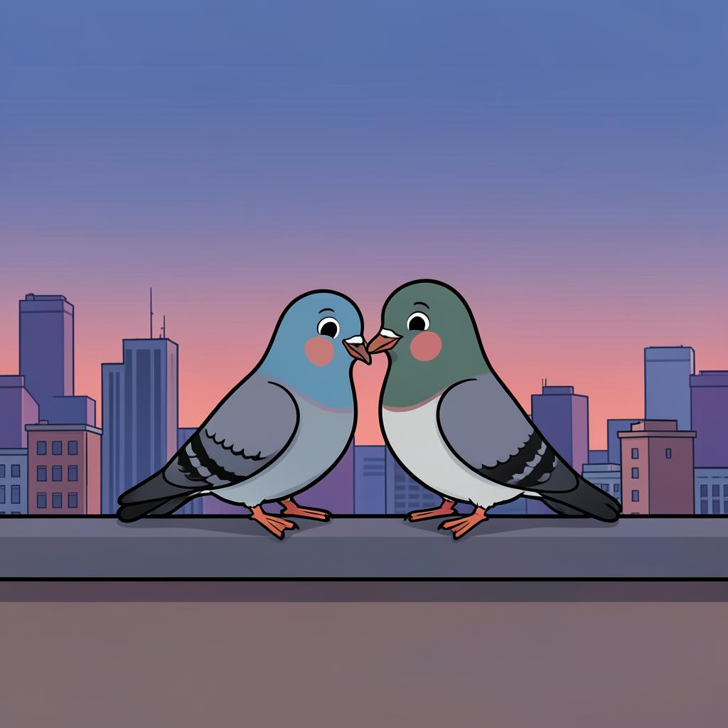 Gossip pigeons