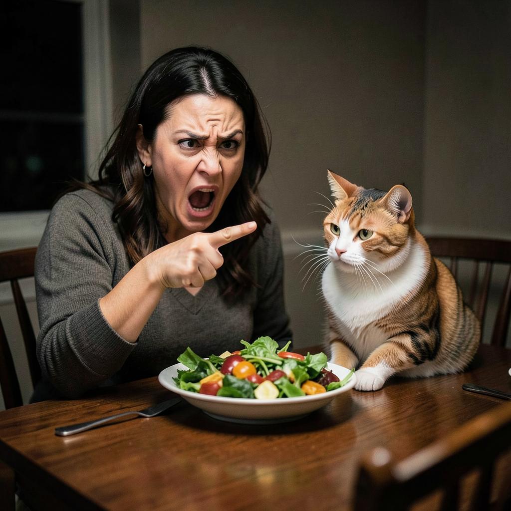 Yelling at cat